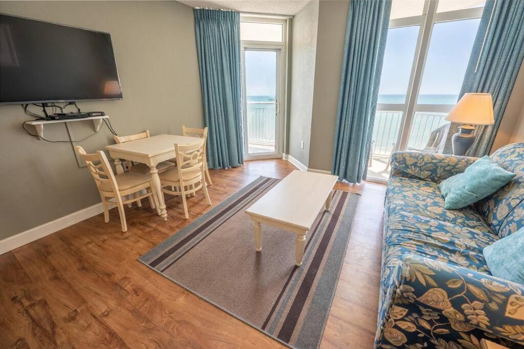 默特尔比奇Baywatch Renovated, Unobstructed Oceanfront Views!别墅 外观 照片