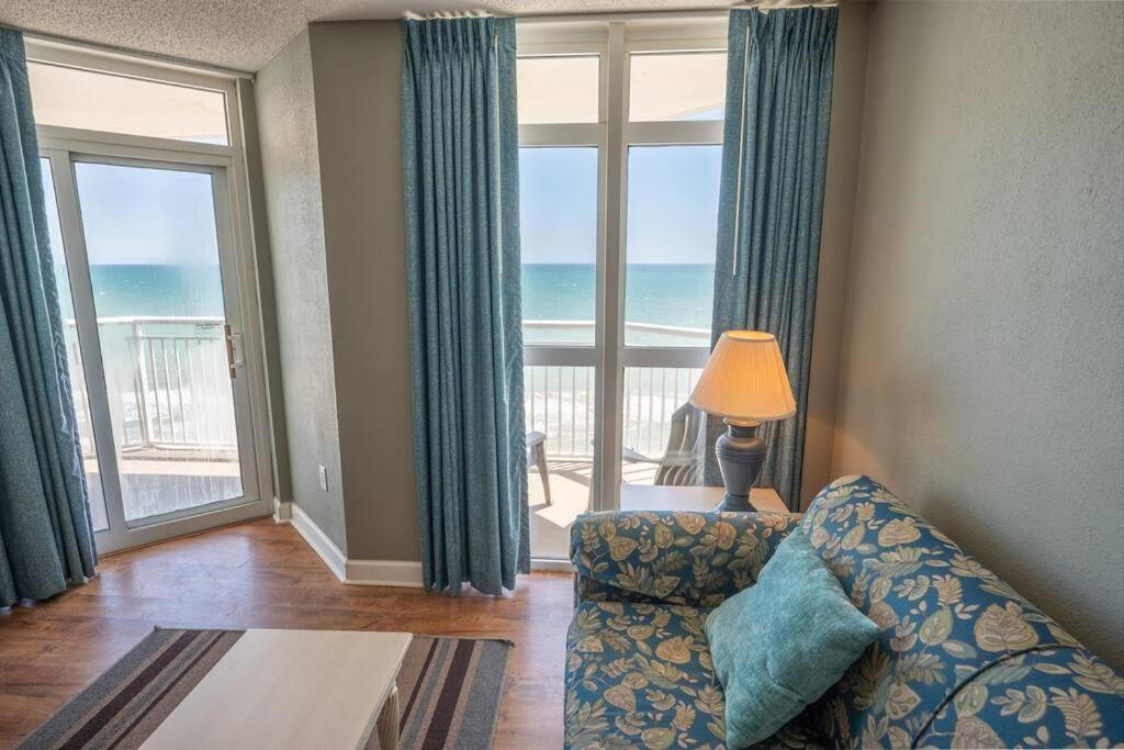 默特尔比奇Baywatch Renovated, Unobstructed Oceanfront Views!别墅 外观 照片