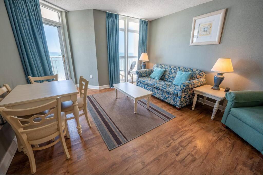 默特尔比奇Baywatch Renovated, Unobstructed Oceanfront Views!别墅 外观 照片