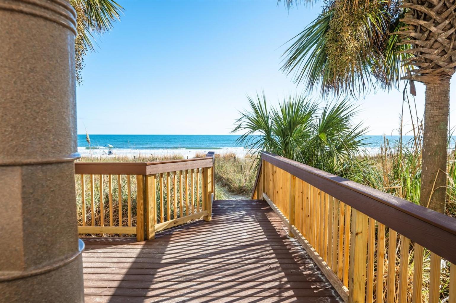 默特尔比奇Baywatch Renovated, Unobstructed Oceanfront Views!别墅 外观 照片