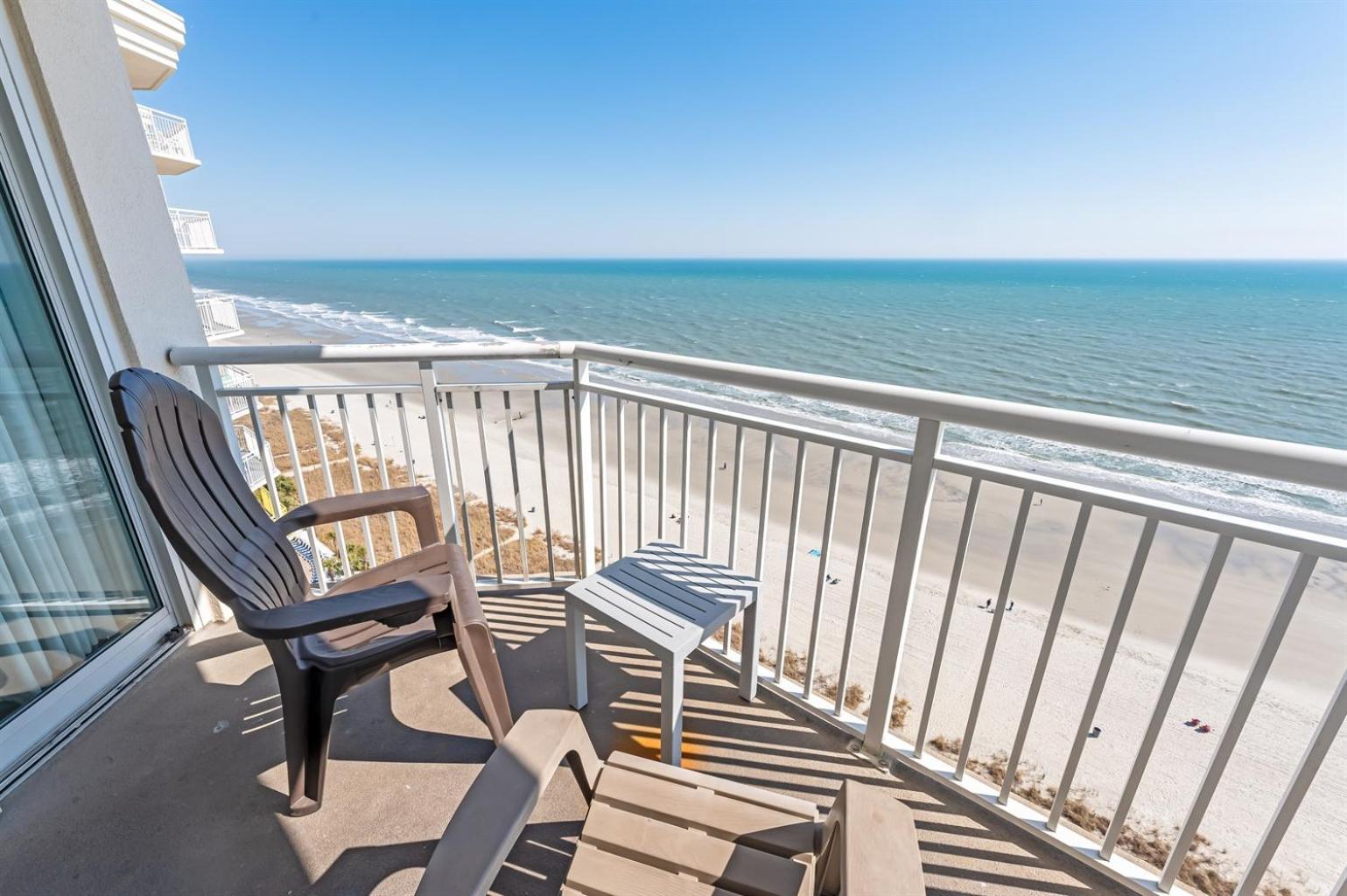 默特尔比奇Baywatch Renovated, Unobstructed Oceanfront Views!别墅 外观 照片