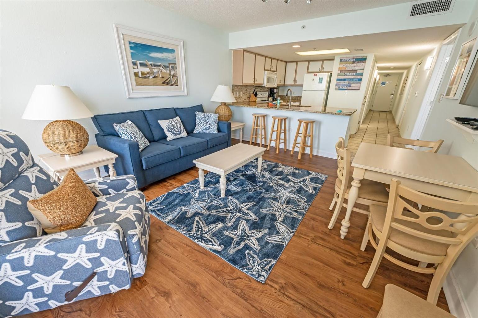 默特尔比奇Baywatch Renovated, Unobstructed Oceanfront Views!别墅 外观 照片