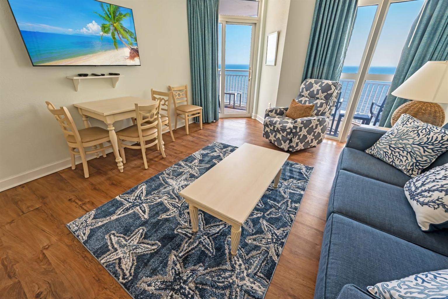 默特尔比奇Baywatch Renovated, Unobstructed Oceanfront Views!别墅 外观 照片